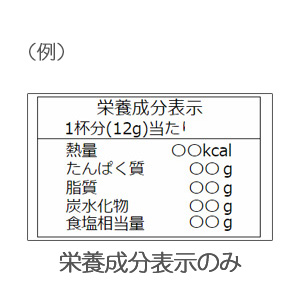栄養成分表示 食品表示 シール｜オリジナルラベル集【ラベル印刷net】